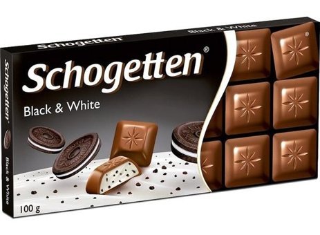 Schogetten Black & White Oreo Sütlü Çikolata 100 gr