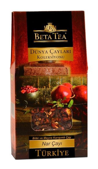 Beta Tea Dünya Çayları Serisi Nar Çayı Nar Aromalı Karışık Dökme Meyve Çayı 50 gr