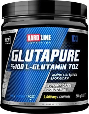 Hardline Nutrition Glutapure Kompleks Glutamin BCAA 500 gr Toz