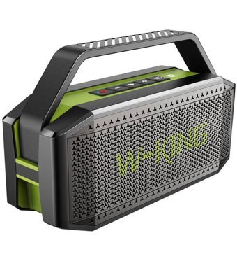 W-King D9-1 100 W Taşınabilir Siyah-Yeşil Bluetooth Hoparlör