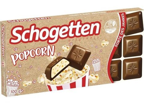 Schogetten Popcorn Patlamış Mısır Çikolata 100 gr