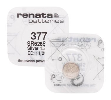 Renata SR626SW 377 1.55 V 28 mAh Silver Düğme Pil