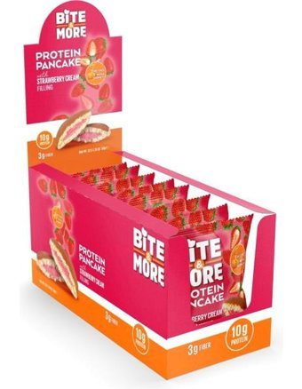 Bite&More Proteinli Çilekli Kek 12'li 50 gr