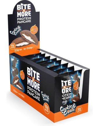 Bite&More Proteinli Cookie Kremalı Kek 12'li 50 gr