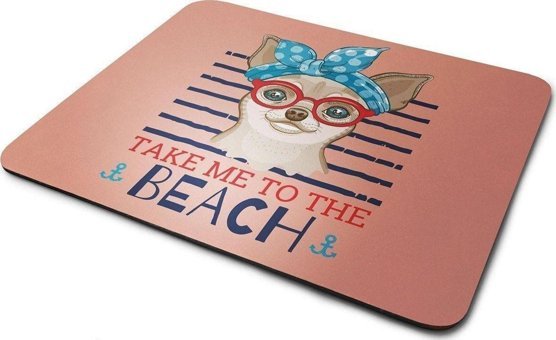 WuW Köpek Temalı 22x18 cm S Mousepad Çok Renkli