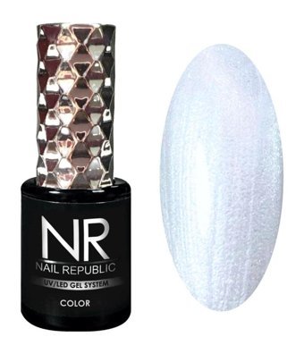 Nail Republic No010 Beyaz Kalıcı Simli Parlak Oje