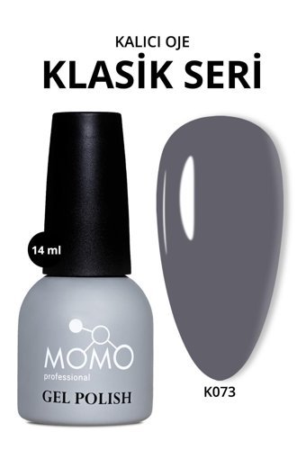 Momo Professional K073 Koyu Füme Kalıcı Parlak Oje