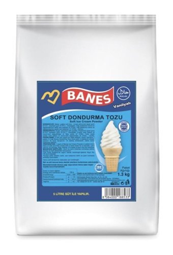 Banes Soft Vanilyalı Dondurma Tozu 1.3 kg