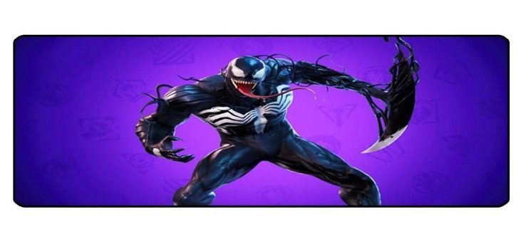 Sge Teknoloji Venom Desen 70x30 cm XL Gaming Mousepad Mor-Siyah