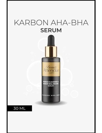 Beaute Attendue Karbon Aha Bha Yüz Dolgunlaştıran Canlandırıcı Yaşlanma Karşıtı Kırışıklık Karşıtı Jel Yüz Serumu 30 ml