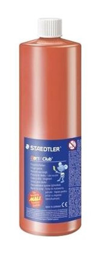 Staedtler Noris Yıkanabilir 750 ml Kahverengi Parmak Boyası