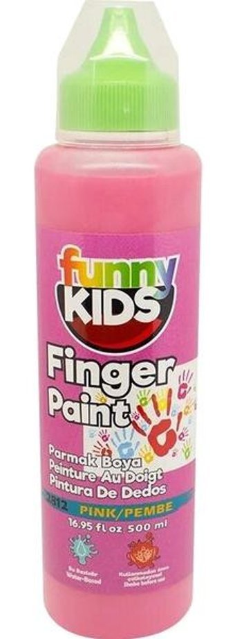 Funny Kids 2812 500 ml Pembe Parmak Boyası