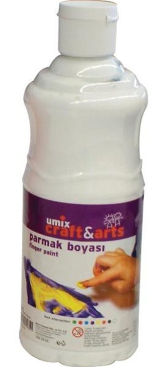 Craft and Arts Umix 500 ml Beyaz Parmak Boyası