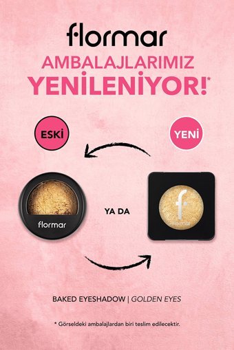 Flormar 006 Golden Eye Toz Işıltılı Tekli Far Altın