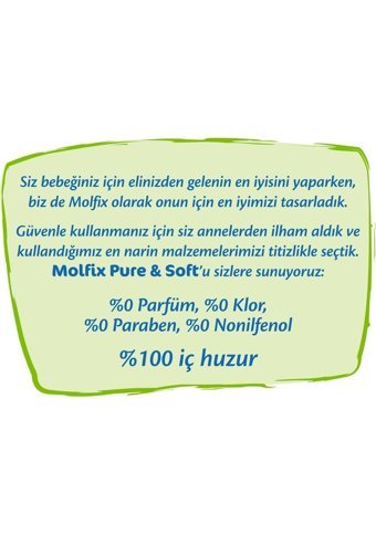 Molfix Pure & Soft 3 Numara Cırtlı Bebek Bezi 294 Adet