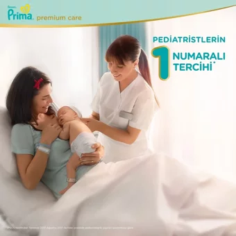 Prima Premium Care 3 Numara Göbek Oyuntulu Cırtlı Bebek Bezi