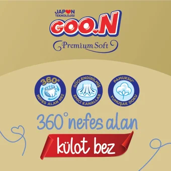 Goon Premium Soft 6 Numara Külot Bebek Bezi 28 Adet