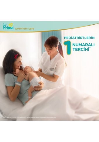 Prima Premium Care Prematüre 0 Numara Cırtlı Bebek Bezi 60 Adet