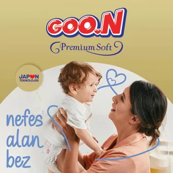 Goon Premium Soft Midi 3 Numara Cırtlı Bebek Bezi 228 Adet