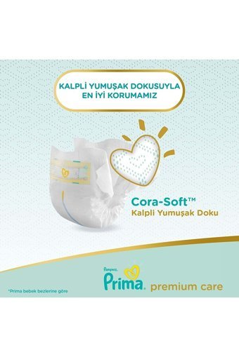 Prima Premium Care 1 Numara Cırtlı Bebek Bezi 420 Adet