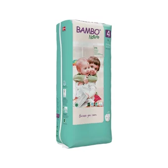 Bambo Nature Tall Ekolojik 4 Numara Organik Cırtlı Bebek Bezi 48 Adet