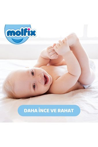 Molfix Anne Kucağı Gibi 3 Numara Cırtlı Bebek Bezi 150 Adet