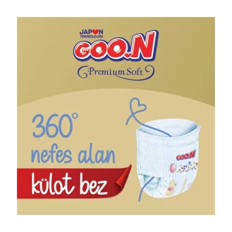 Goon Premium Soft 7 Numara Külot Bebek Bezi 144 Adet