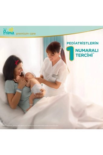 Prima Premium Care Yenidoğan 1 Numara Göbek Oyuntulu Cırtlı Bebek Bezi 140 Adet