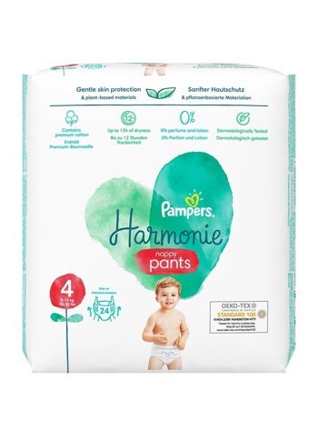 Prima Harmonie Pants 4 Numara Organik Külot Bebek Bezi 2x24 Adet