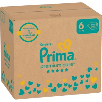 Prima Premium Care 6 Numara Cırtlı Bebek Bezi 93 Adet