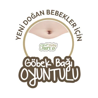 Baby Turco Doğadan Ekonomik Yenidoğan 1 Numara Göbek Oyuntulu Bantlı Bebek Bezi 5x64 Adet