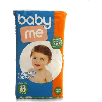 Baby&Me Aleo Vera 5 Numara Cırtlı Bebek Bezi 50 Adet