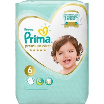 Prima Premium Care 6 Numara Cırtlı Bebek Bezi 224 Adet