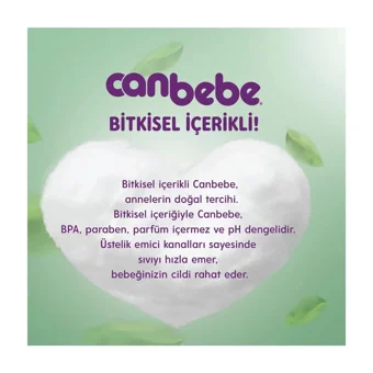 Canbebe Jumbo Paket 5 Numara Bantlı Bebek Bezi 20 Adet