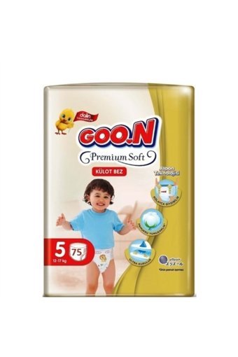 Goon Premium Soft 5 Numara Külot Bebek Bezi 75 Adet