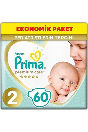 Prima Yenidoğan 1 Numara Cırtlı Bebek Bezi 130 Adet