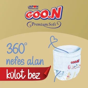 Goon Premium Soft Junior 5 Numara Külot Bebek Bezi 174 Adet