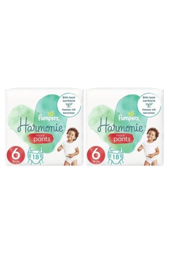 Prima Harmonie 6 Numara Külot Bebek Bezi 2x18 Adet