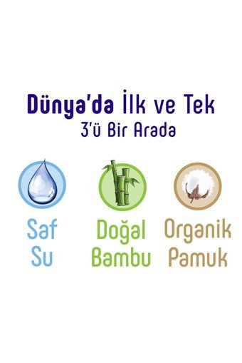 Sleepy Natural Ultra Hassas 6 + Numara Organik Cırtlı Bebek Bezi 90 Adet