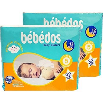 Bebedos Junior 4 Numara Cırtlı Bebek Bezi 2x32 Adet