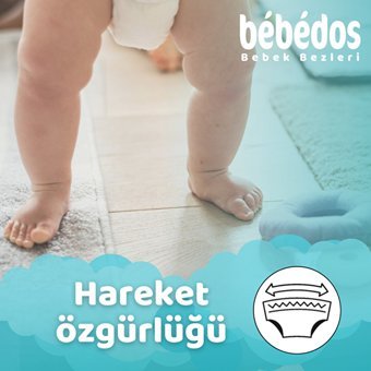 Bebedos Mini 2 Numara Cırtlı Bebek Bezi 4x60 Adet