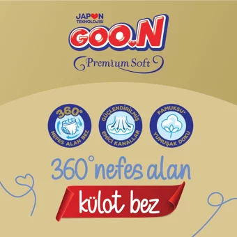 Goon Premium Soft 4 Numara Külot Bebek Bezi 140 Adet