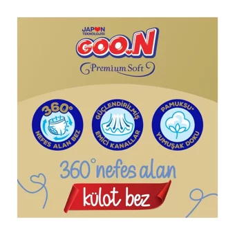 Goon Premium Soft XXL 7 Numara Külot Bebek Bezi 36 Adet