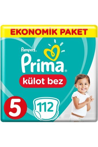 Prima 5 Numara Külot Bebek Bezi 112 Adet