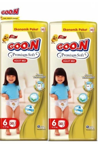 Goon Premium Soft XL 6 Numara Külot Bebek Bezi 60 Adet