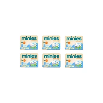 Minies Junior 5 Numara Bantlı Bebek Bezi 6x32 Adet