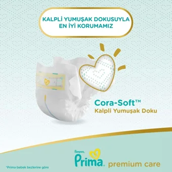Prima Premium Care 4 Numara Cırtlı Bebek Bezi 184 Adet