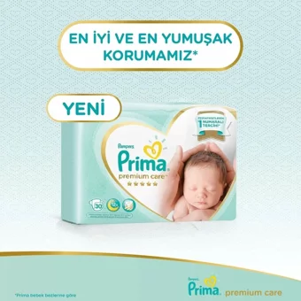 Prima 3 Numara Cırtlı Bebek Bezi 208 Adet