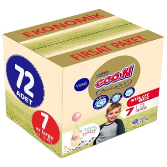 Goon Premium Soft XXL 7 Numara Külot Bebek Bezi 72 Adet