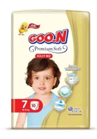 Goon Premium Soft 7 Numara Külot Bebek Bezi 10 Adet